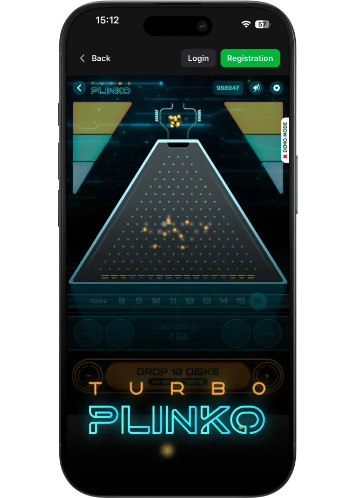 Turbo Plinko mobile version vertical design Turbo Plinko mobile version vertical design